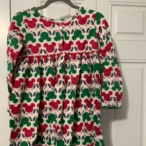 Hanna Andersson flannel Disney Christmas nightgown size 150